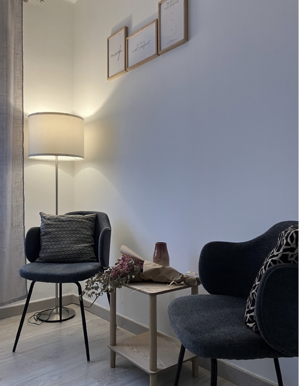 Sala de teràpia psicològica acollidora